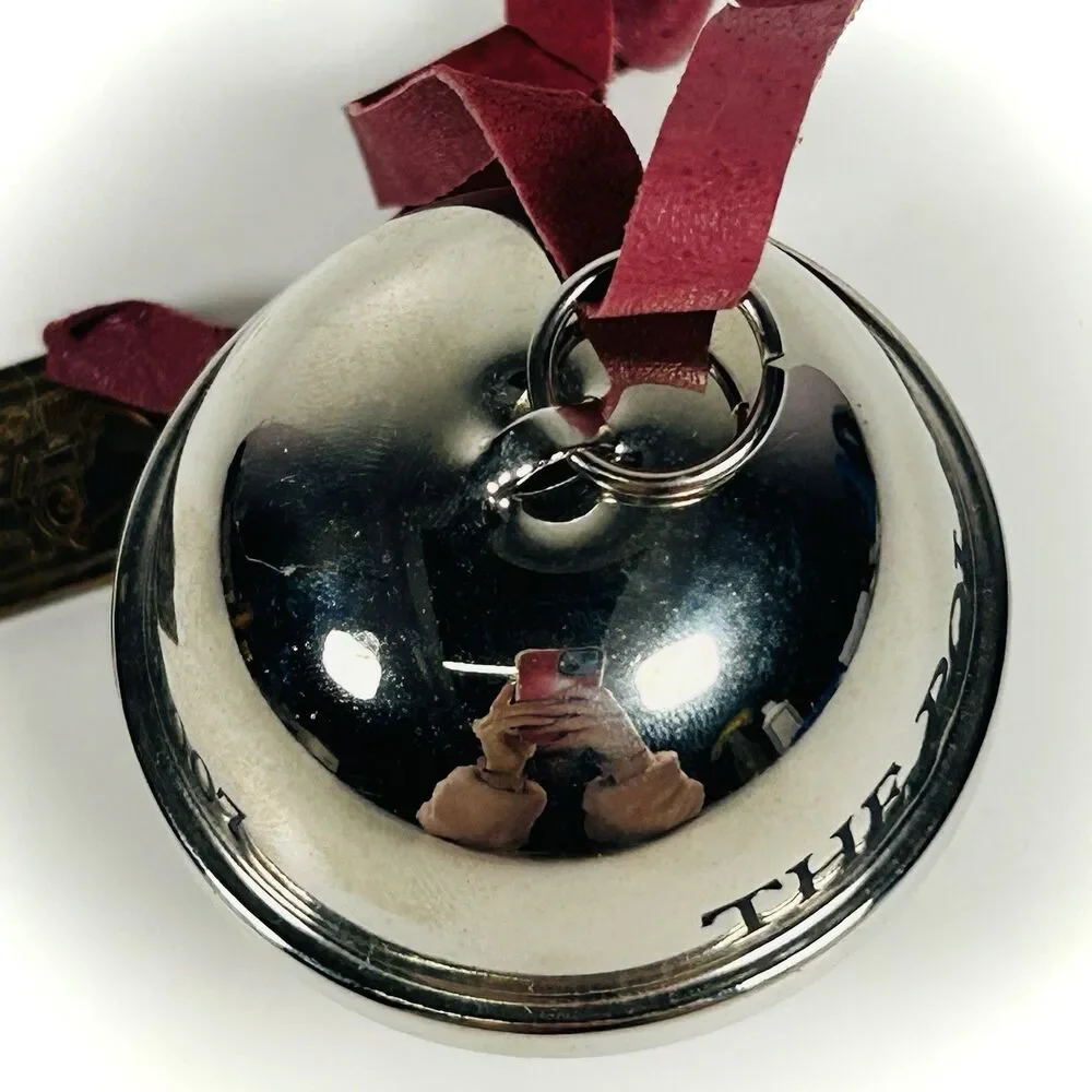 2007 HALLMARK Keepsake POLAR EXPRESS SANTA'S SLEIGH BELL Christmas Ornament